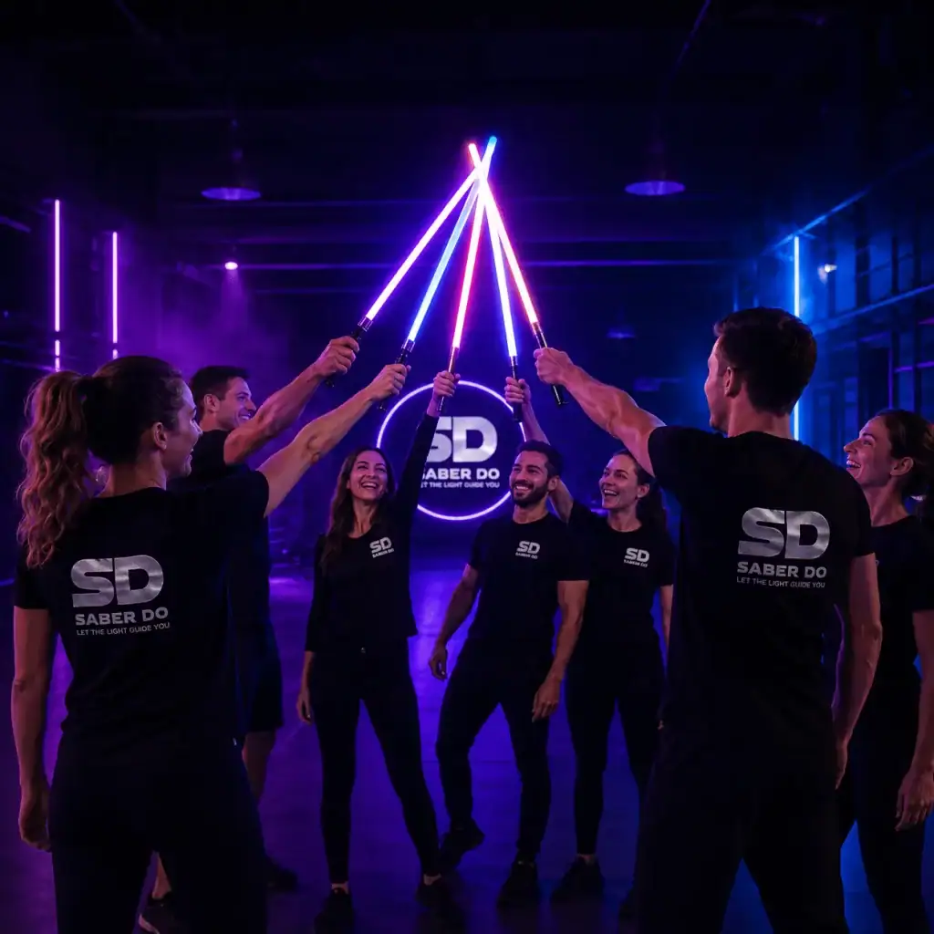 Firmen-Event mit Lichtschwerttraining und Teamübungen